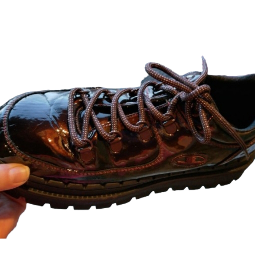 90s vintage burgundy platform sketchers - Picture 4 of 5